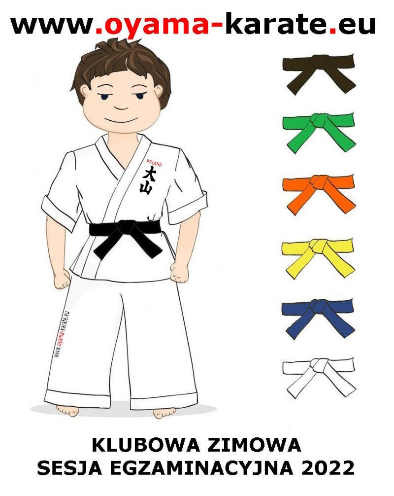 Oyama KArate Karate Pasy Belt Kopia